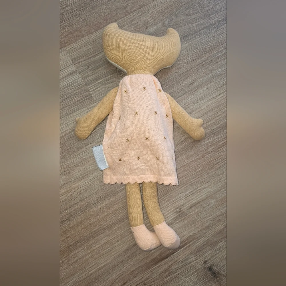 Fox Doll With Embroidered Dress - Picture 2 of 2